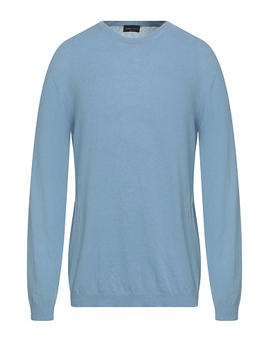 ROBERTO COLLINA Cashmere blend Sky blue 100% Cashmere