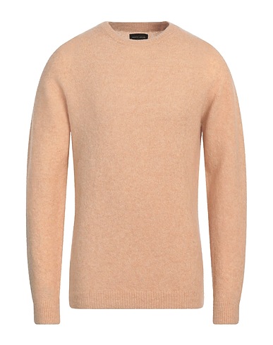 ROBERTO COLLINA Cashmere jumper Sand 71% Cashmere, 19% Silk, 10% Polyester