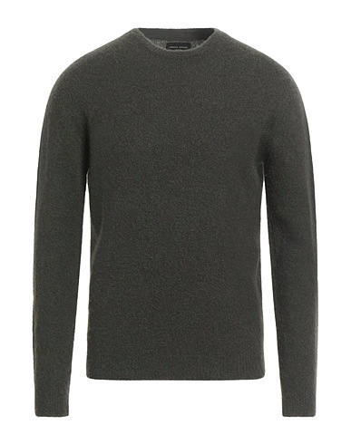ROBERTO COLLINA Cashmere jumper Military green 71% Cashmere, 19% Silk, 10% Polyester