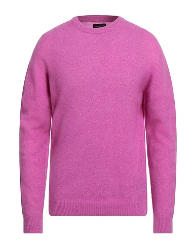 ROBERTO COLLINA Cashmere jumper Mauve 71% Cashmere, 19% Silk, 10% Polyester