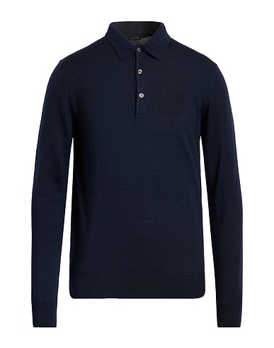 RETOIS Pullover Blu notte 100% Lana Merino
