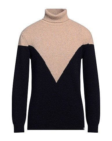 LIU •JO MAN Polo neck Sand 70% Wool, 25% Polyamide, 5% Other Fibres