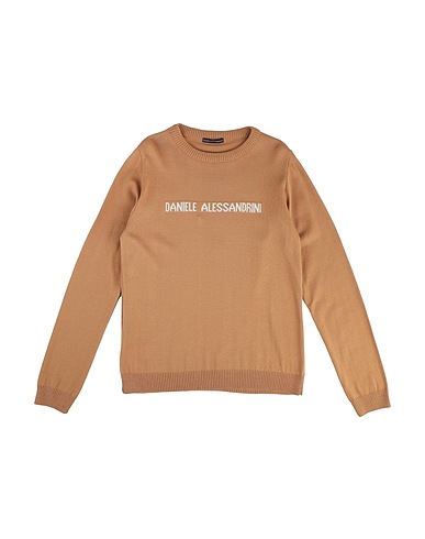DANIELE ALESSANDRINI Jumper Camel 70% Acetate, 30% Wool
