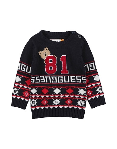 GUESS Jumper Midnight blue 100% Cotton
