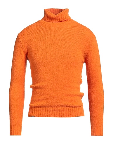 STILOSOPHY Polo neck Orange 59% Acrylic, 23% Wool, 17% Polyamide, 1% Elastane