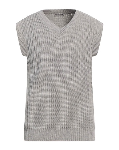 DANIELE ALESSANDRINI HOMME Jumper Grey 70% Wool, 25% Polyamide, 5% Other Fibres