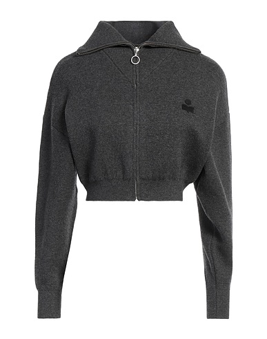 MARANT ÉTOILE Strickjacke Braungrau 41% Baumwolle, 22% Viskose, 18% Wolle, 10% Andere Fasern, 9% Polyamid