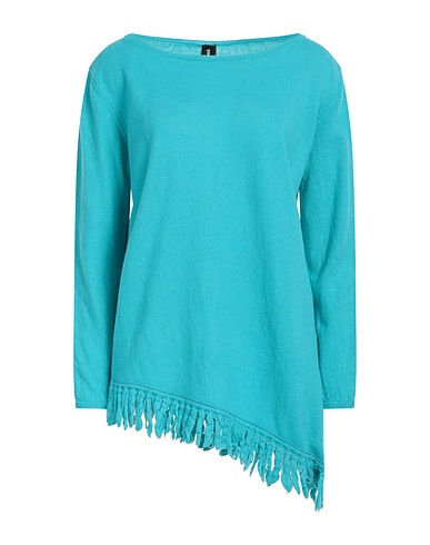 1-ONE Pullover Turchese 90% Lana, 10% Cachemire