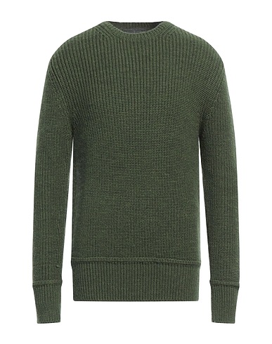 MESSAGERIE Sweater Military green 40% Acrylic, 20% Alpaca wool, 20% Wool, 20% Merino Wool