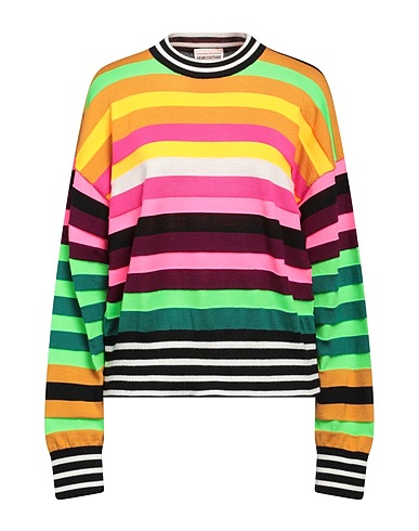 SEMICOUTURE Sweater Fuchsia 100% Virgin Wool, Polyester