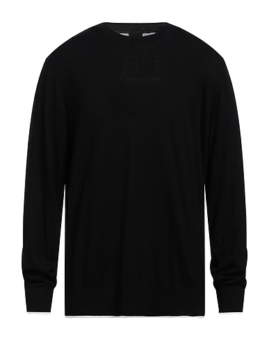 ARMANI EXCHANGE Pullover Nero 53% Cotone, 42% Viscosa, 5% Seta