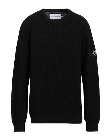 CALVIN KLEIN JEANS プルオーバー ブラック コットン 100%
