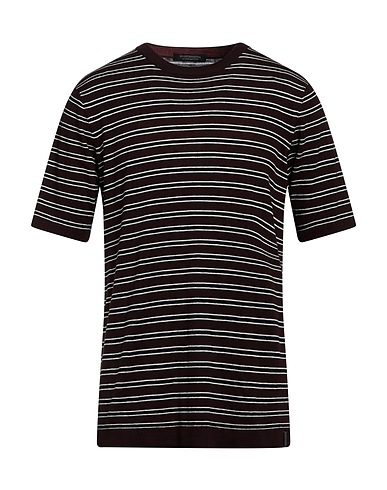 SCOTCH & SODA Jumper Dark brown 95% Cotton, 5% Cashmere