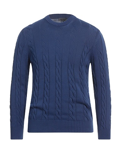 +39 MASQ Jumper Navy blue 100% Cotton