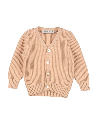 MANUEL RITZ Cardigan Sand 95% Cotton, 5% Elastane