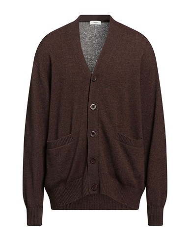 SANDRO Cardigan TESTA DI MORO 99% Yak wool, 1% Elastane