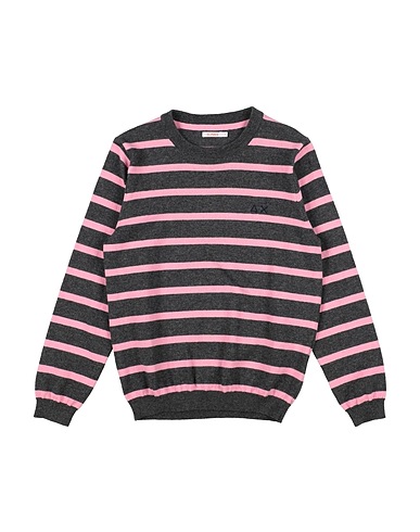 SUN 68 Sweater Pink 50% Merino Wool, 50% Cotton