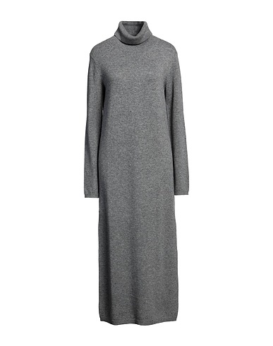 CLOSED Midi dress Grey 90% Wool, 10% Cashmere