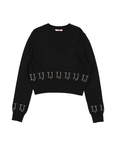 LIU •JO Sweaters NERO 33% Viscose, 23% Polyamide, 20% Cotton, 20% Wool, 4% Cashmere