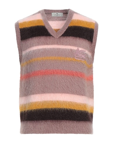 ETRO Sleeveless sweater Grey 67% Mohair wool, 28% Nylon, 5% Wool