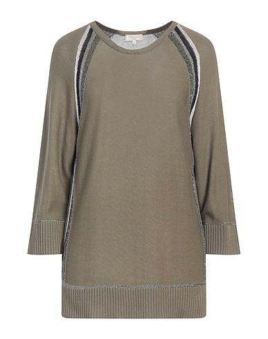 ANTONELLI Jumper Military green 85% Cotton, 13% Viscose, 2% Metallic Polyester