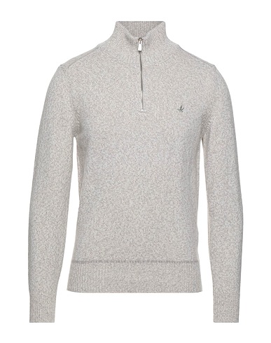 BROOKSFIELD Pullover mit Zipper  Elfenbein 80% Wolle, 20% Polyamid