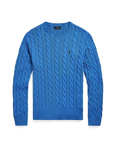 POLO RALPH LAUREN Jumper Blue 100% Cotton