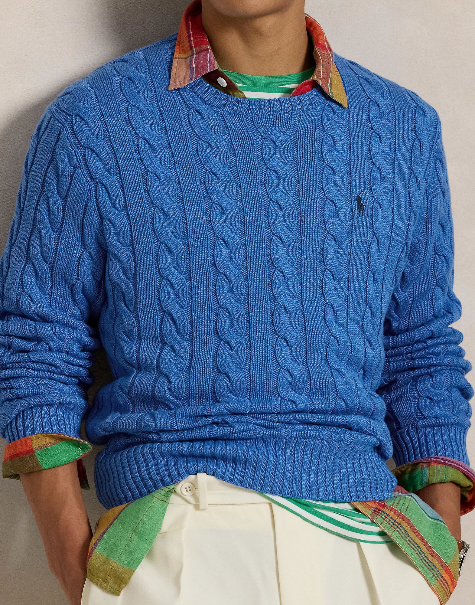 POLO RALPH LAUREN Sweaters and Sweatshirts | Blue Men's Sweater | YOOX