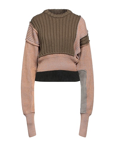 MM6 MAISON MARGIELA Sweater Military green 54% Virgin Wool, 33% Polyester, 13% Acrylic
