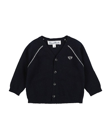 TARTINE ET CHOCOLAT Cardigan Blu notte 100% Cachemire