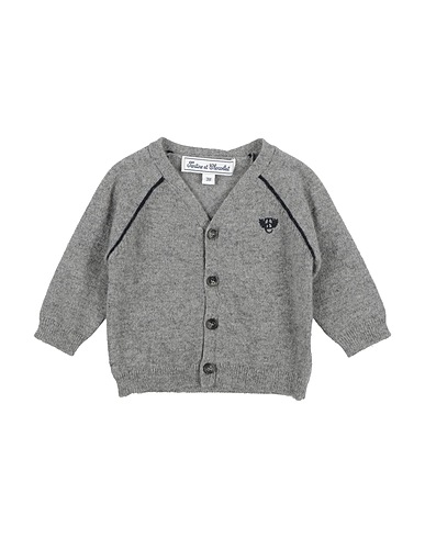 TARTINE ET CHOCOLAT Cardigan Grigio 100% Cachemire