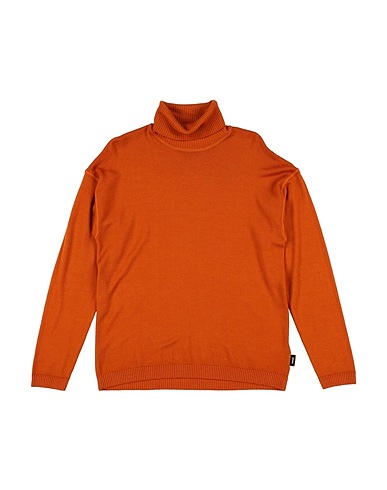 ASPESI Rollkragenpullover Orange 100% Wolle