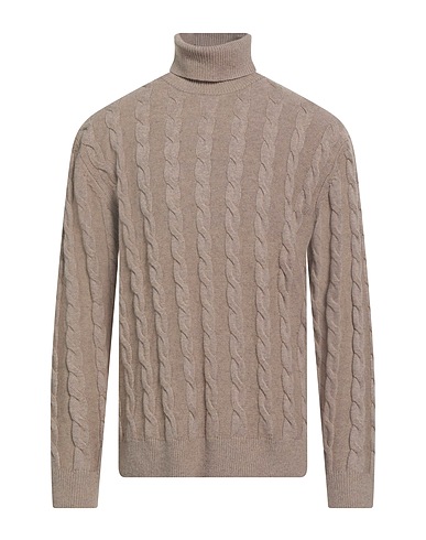 CASHMERE COMPANY Polo neck Beige 70% Wool, 30% Cashmere