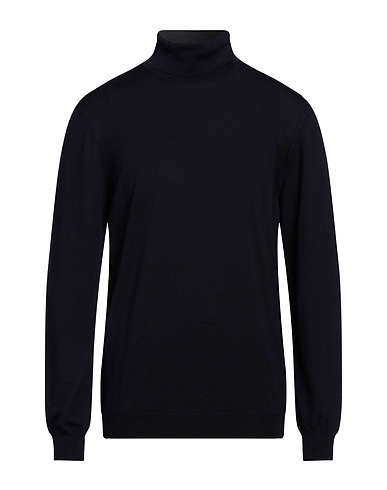 HERITAGE Polo neck Midnight blue 100% Lambswool