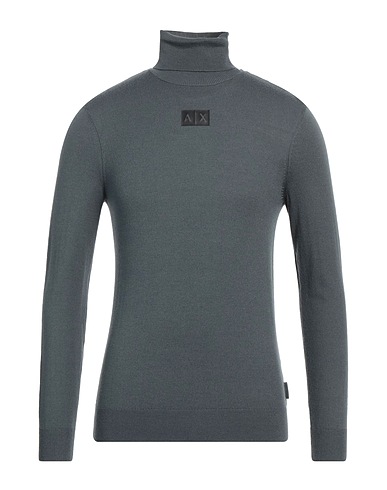 ARMANI EXCHANGE Turtleneck Lead 50% Acrylic, 50% Virgin Wool