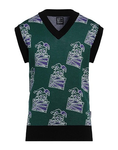 RASSVET Sleeveless sweater Green 50% Wool, 50% Acrylic