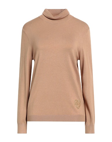 LIU •JO Polo neck BETTER Camel 80% Viscose, 20% Polyamide