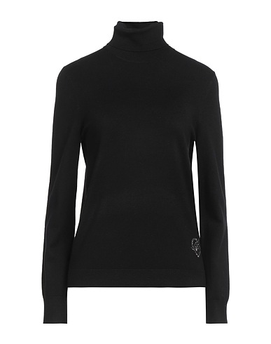 LIU •JO Polo neck BETTER Black 80% Viscose, 20% Polyamide