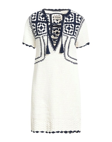 ZADIG&VOLTAIRE Короткое платье Тёмно-синий 100% Хлопок