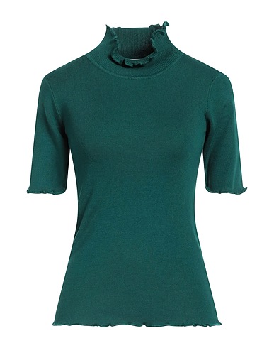SILVIAN HEACH Polo neck Green 70% Viscose, 30% Nylon
