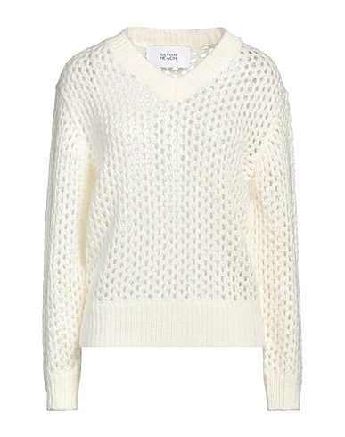 SILVIAN HEACH Sweater Cream 94% Nylon, 6% Acrylic