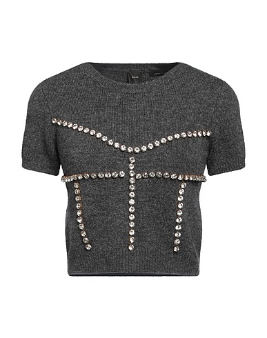 PINKO Jumper Charcoal 65% Wool, 34% Polyamide, 1% Elastane