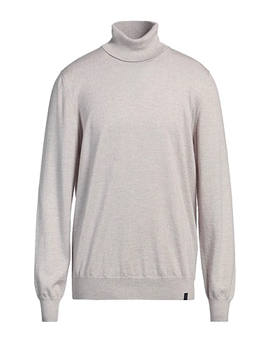 FAY Polo neck Light grey 100% Virgin Wool