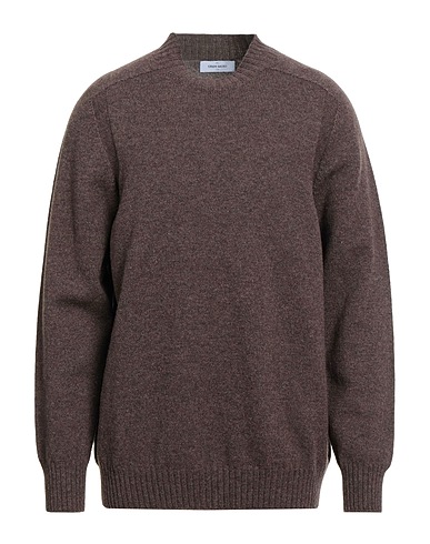 GRAN SASSO Jumper Chocolate brown 100% Virgin Wool
