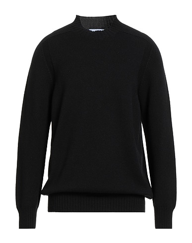 GRAN SASSO Pullover Nero 100% Lana Vergine