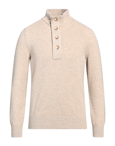 GRAN SASSO Rollkragenpullover Beige 100% Schurwolle
