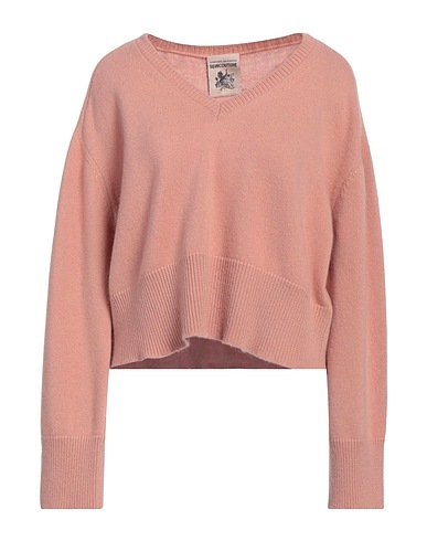SEMICOUTURE Pullover Rosa 70% Lana Vergine, 30% Cachemire
