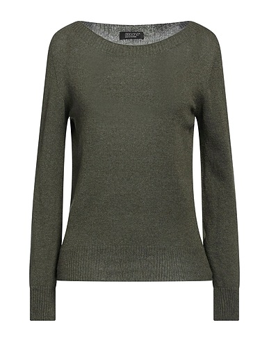 ARAGONA Cashmere jumper Military green 100% Cashmere