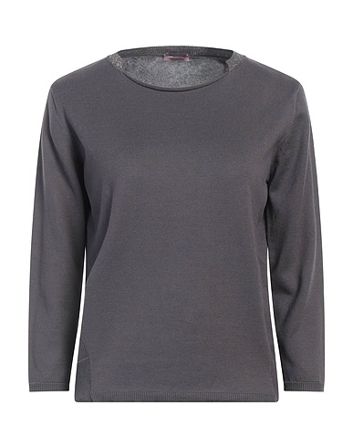 ROSSOPURO Jumper Charcoal 98% Cotton, 2% Viscose