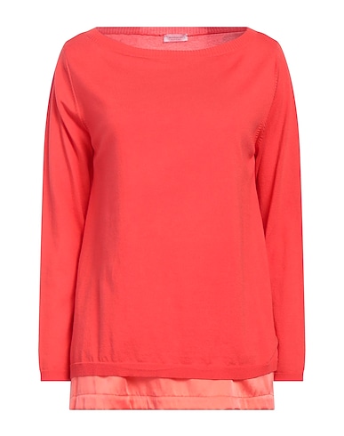 ROSSOPURO Pullover ROSSO 100% Baumwolle, Seide, Elastan